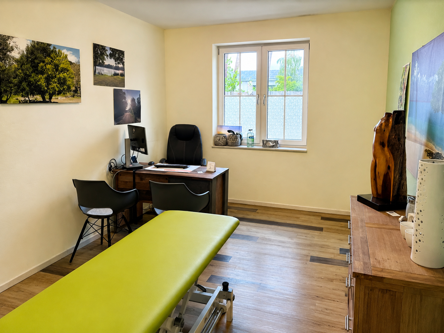 Behandlungsraum der Physiotherapie